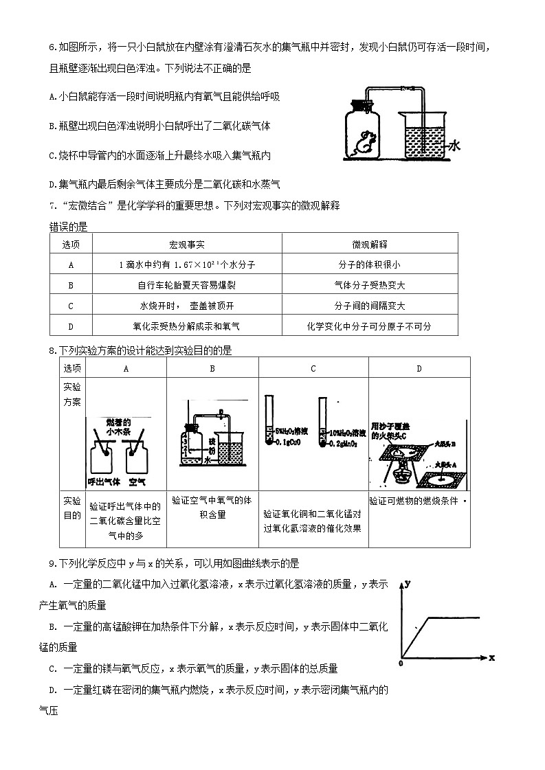 陕西省西安市高新第一中学2024-2025学年九年级上学期10月考化学试题02