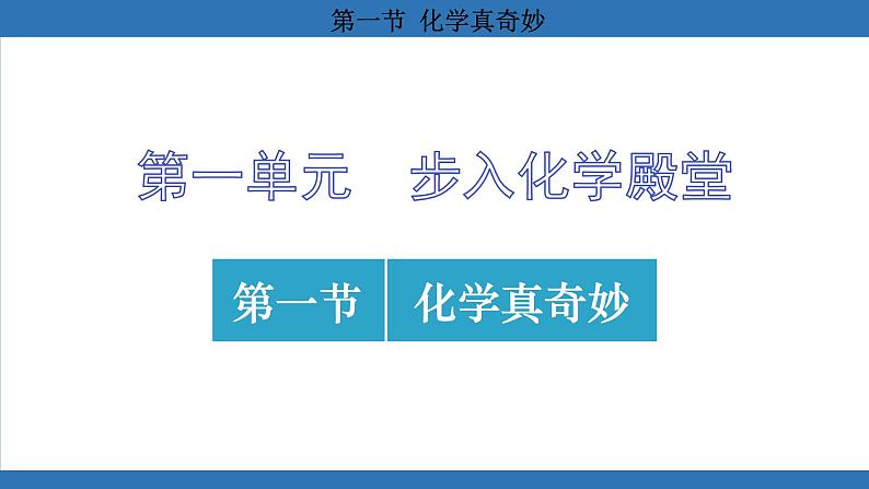 鲁教版（2024）初中化学九年级上册--1.1 化学真奇妙 （课件）第1页