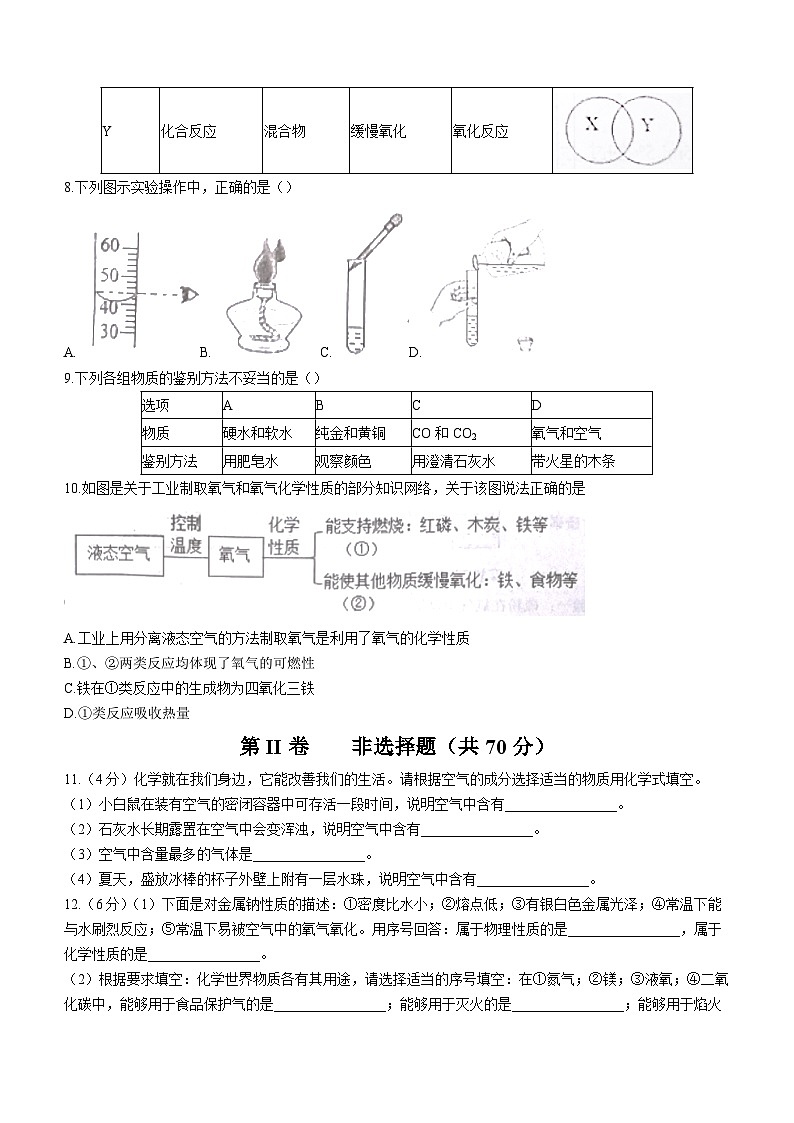 2023-2024学年福建省南平市光泽县九年级（上）第一次质检化学试卷.第2页