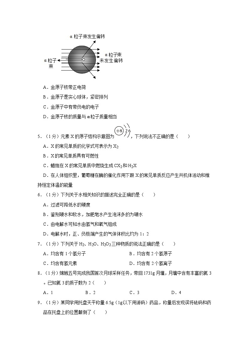 2023-2024学年山东省枣庄市市中区乡镇中学九年级（上）月考化学试卷（10月份）第2页