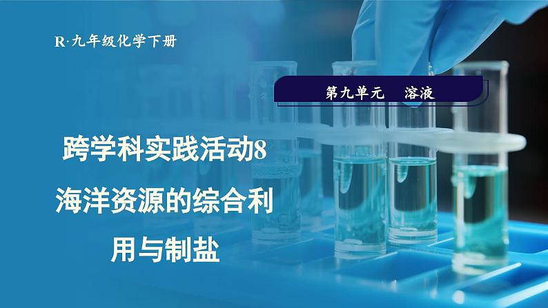 人教版（2024）九年级化学下册-跨学科实践活动8 海洋资源的综合利用与制盐（课件+素材）01