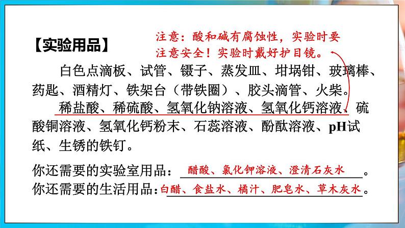 实验活动8 常见酸、碱的化学性质第7页