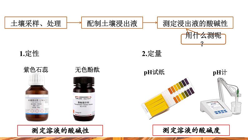 【新教材新课标】人教版九年级下册化学跨学科实践活动9  探究土壤酸碱性对植物生长的影响课件07