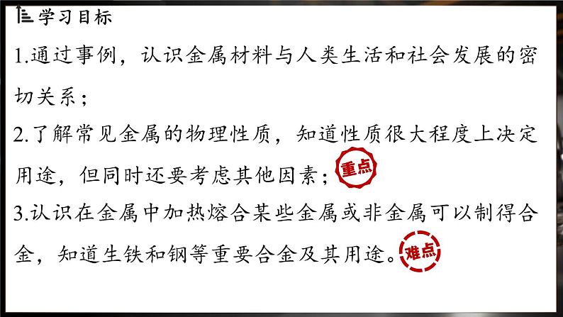 第八单元 课题1 金属材料第2页