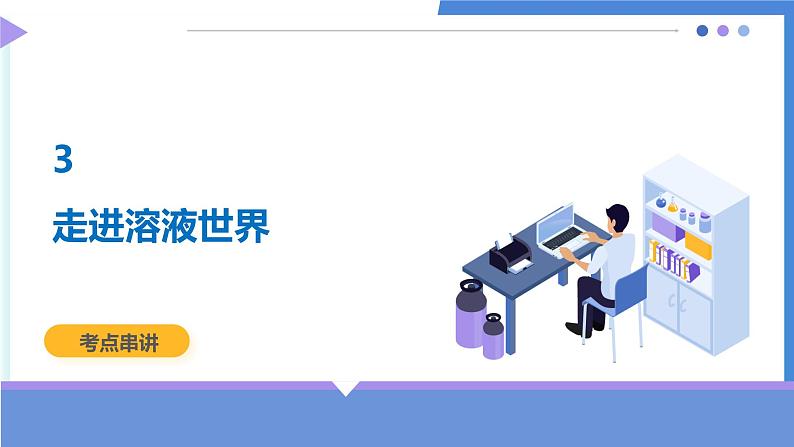 3  走进溶液世界（考点串讲）-2024-2025学年九年级化学上学期期中考点大串讲（沪教版·上海）课件PPT第1页