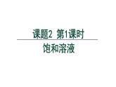 9.2 溶解度 第1课时 -课件---2024-2025学年九年级化学人教版(2024)下册