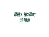 9.2 溶解度 第2课时 -课件---2024-2025学年九年级化学人教版(2024)下册