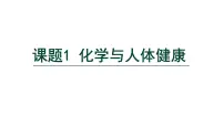 人教版(2024)九年级下册(2024)课题1 化学与人体健康多媒体教学ppt课件