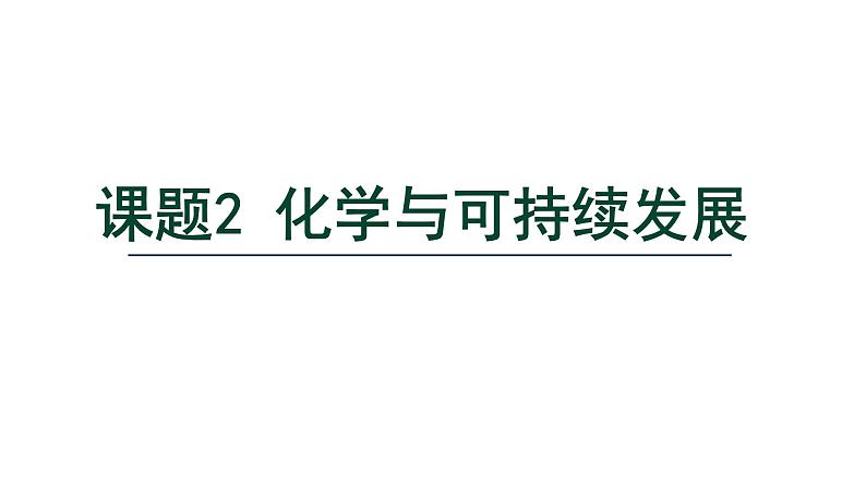 11.2 化学与可持续发展-课件---2024-2025学年九年级化学人教版(2024)下册01