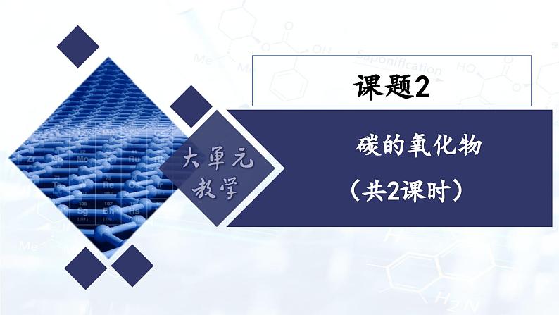 2024人教版初中九年级化学 第六单元 课题2 碳的氧化物（共2课时）（课件）01