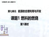 人教版（2024）初中化学九年级上册  第七单元  课题1 燃料的燃烧（第1课时）（课件）