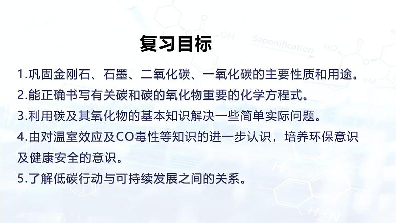 第六单元  碳和碳的氧化物（复习课件）-2024-2025学年九年级化学上册02