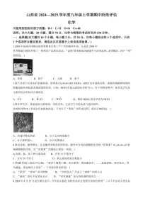 山西省阳泉市部分学校2024~~2025学年九年级上学期期中考试化学试卷(含答案)