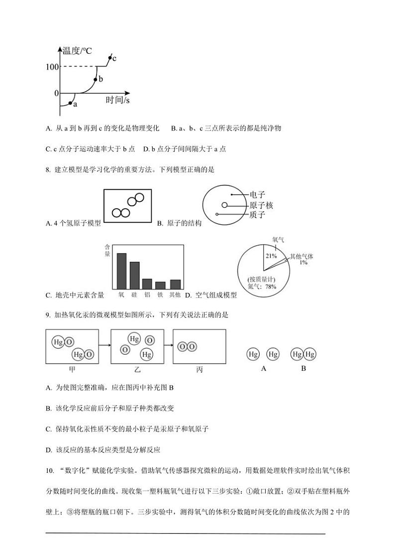 山西省运城市稷山县2024～2025学年第一学期期中考试九年级化学试卷（含解析）第3页