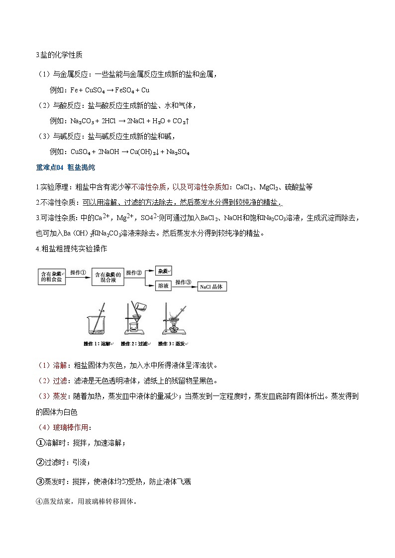 中考化学【热点·重点·难点】专练(全国通用)重难点08酸碱盐(原卷版+解析)第3页