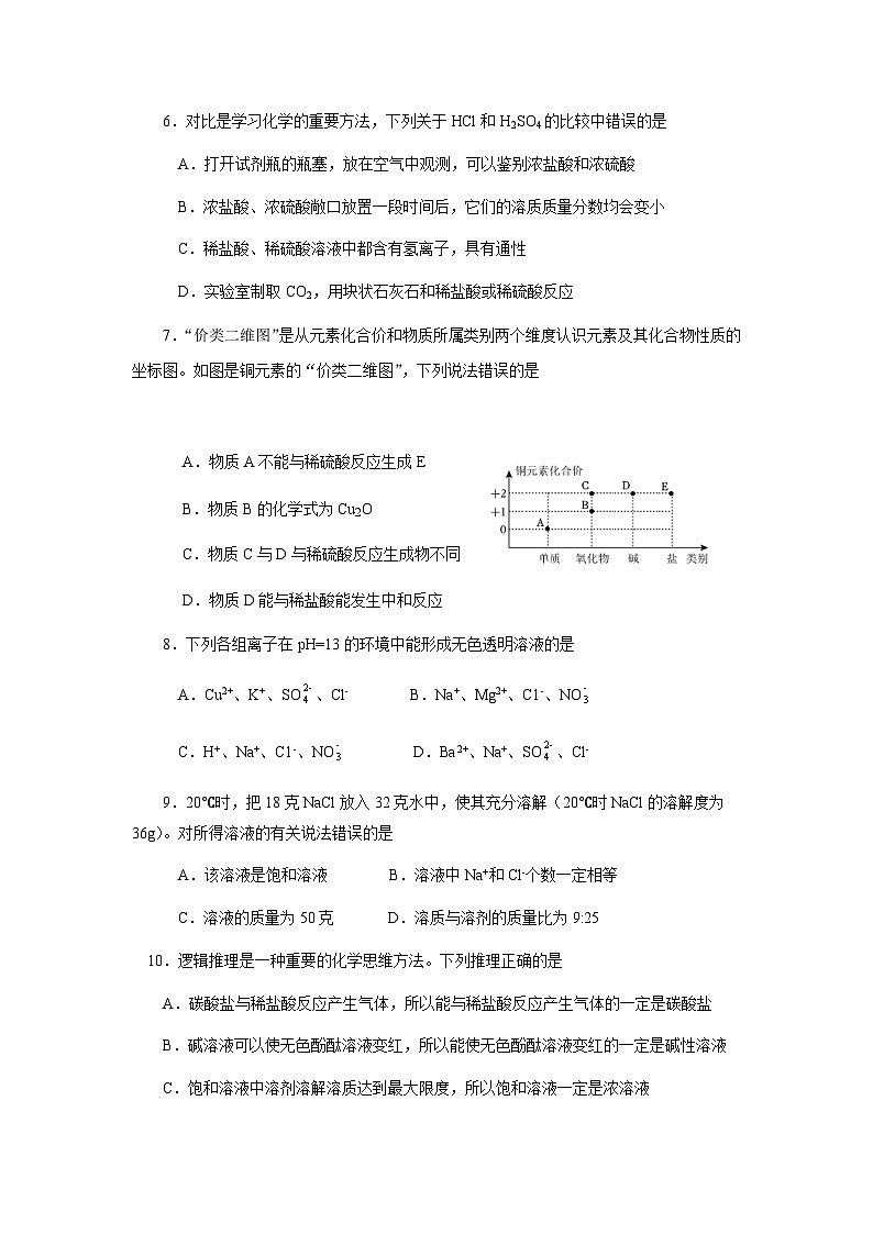山东省烟台龙口市（五四制）2024-2025学年九年级上学期期中考试化学试题第2页