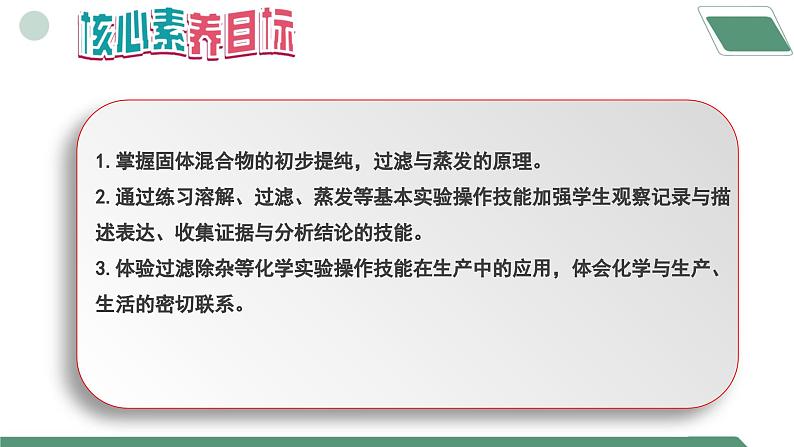 【核心素养】《实验活动7粗盐中难溶性杂质的去除》课件PPT第2页