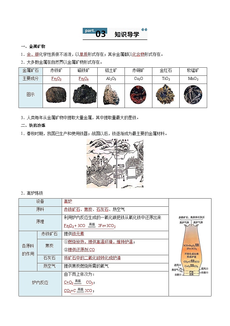 8.3 金属资源的利用和保护-知识点梳理+练习（含答案解析）第2页