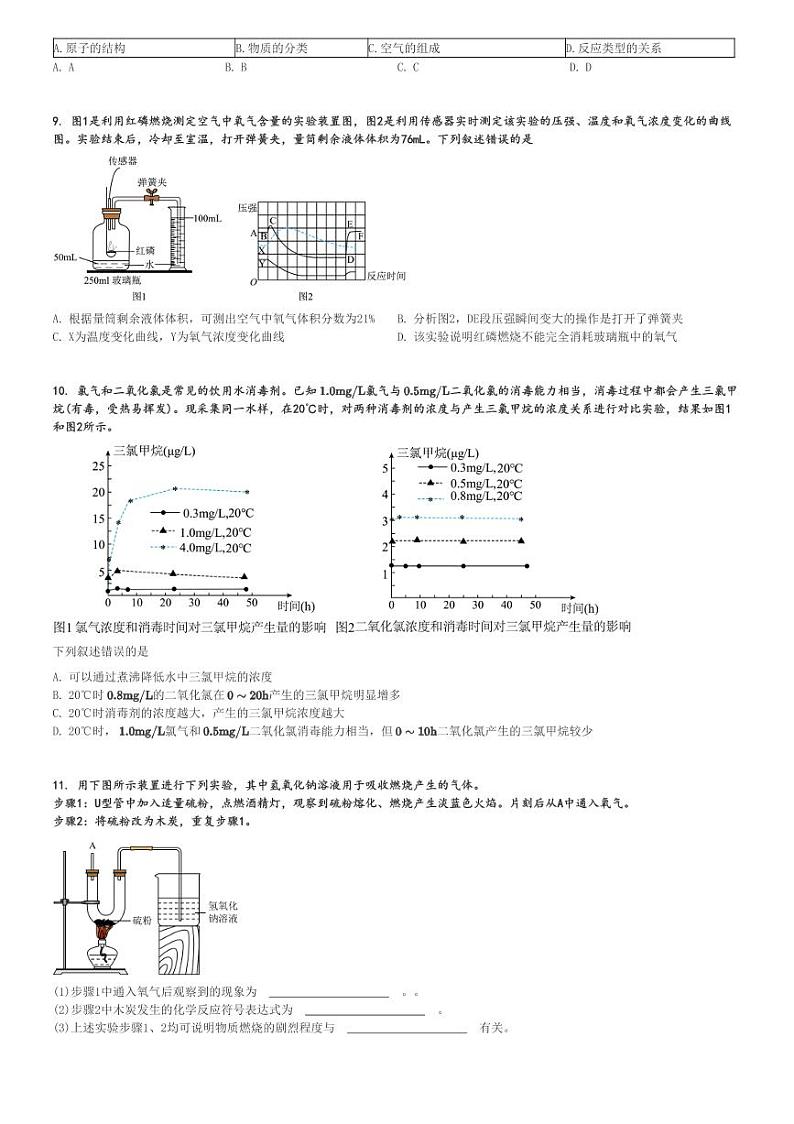 2024～2025学年福建厦门同安区初三(上)期中化学试卷(11月)[原题+解析]第2页