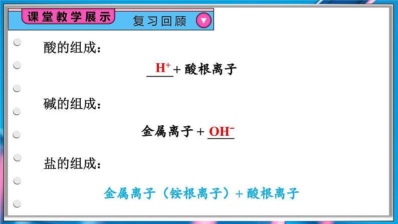 第2课时 盐的组成和化学性质、复分解反应发生的条件第3页