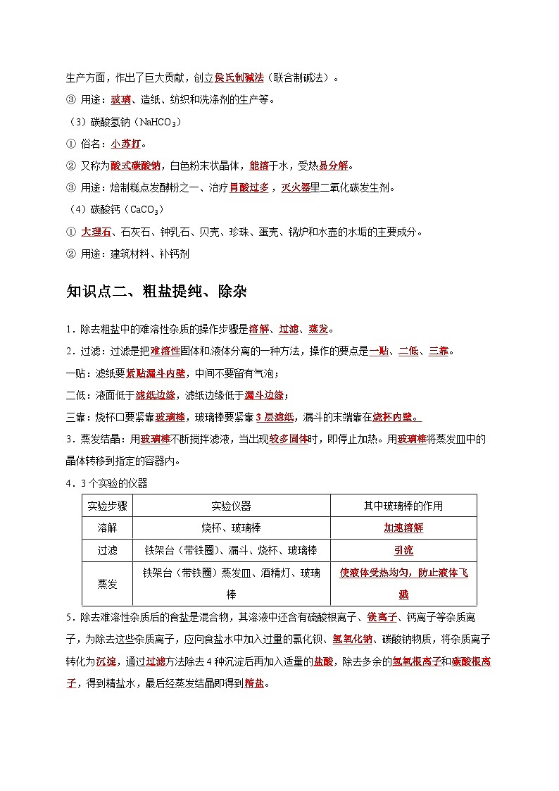 专题12 盐和化肥（解析版）第2页