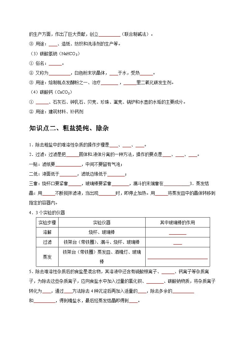 专题12 盐和化肥（原卷版）第2页