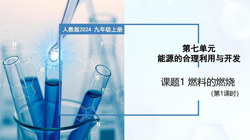 7.1 燃料的燃烧（第1课时）-初中化学九年级上册同步教学课件（人教版2024）第1页