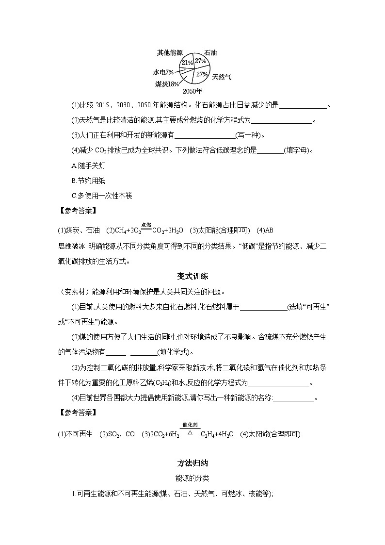 中考化学一轮复习考点精讲 学案 4.1 化学与资源、能源、环境（含答案）第3页