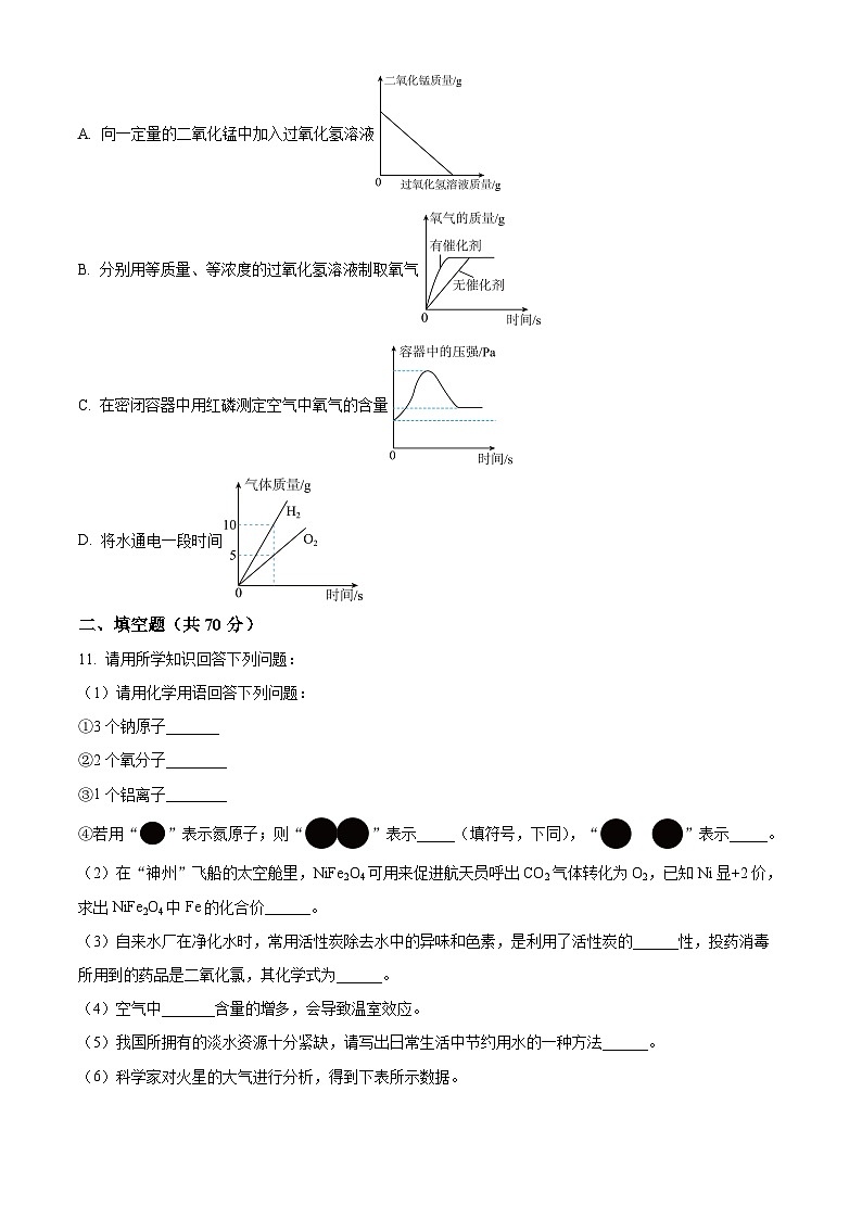 福建省漳州市芗城区漳州立人学校2024-2025学年九年级上学期期中考试化学试题第3页