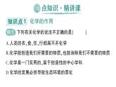 初中化学新人教版九年级上册绪言化学使世界变得更加绚丽多彩作业课件2024秋