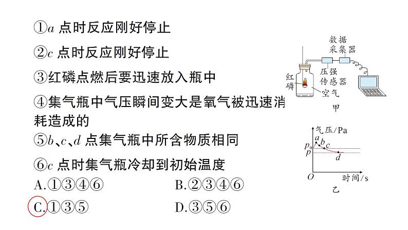 初中化学新人教版九年级上册第二单元微专题二 空气中氧气含量的测定作业课件2024秋05