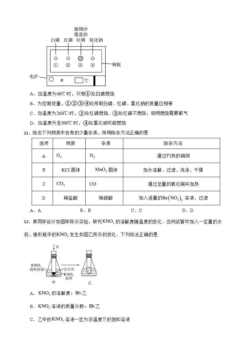 2024年四川省乐山市中考化学真题【附真题答案】第3页