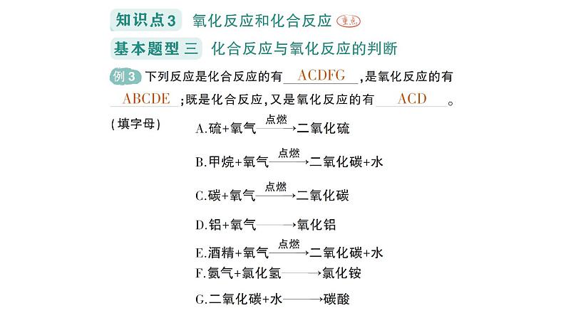 初中化学新科粤版九年级上册3.1 氧气的性质和用途作业课件2024秋第7页