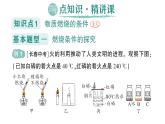 初中化學(xué)新科粵版九年級上冊3.3 燃燒條件與滅火原理作業(yè)課件2024秋