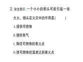 初中化學(xué)新科粵版九年級上冊3.3 燃燒條件與滅火原理作業(yè)課件（2024秋）