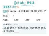 初中化學(xué)新人教版九年級上冊第三單元課題3 元素作業(yè)課件2024秋