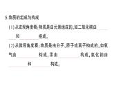 初中化学新人教版九年级上册第三单元课题3 元素知识点填空作业课件2024秋