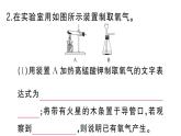 初中化学新人教版九年级上册第二单元课题3第一课时 制取氧气的原理 催化剂作业课件（2024秋）