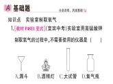 初中化学新人教版九年级上册第二单元课题3第二课时 实验室制取氧气作业课件（2024秋）