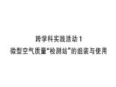 初中化学新人教版九年级上册第二单元跨学科实践活动一 微型空气质量“检测站”的组装与使用作业课件（2024秋）