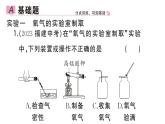 初中化学新人教版九年级上册第二单元课题3实验活动一 氧气的实验室制取与性质作业课件（2024秋）