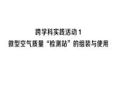 初中化学新人教版九年级上册第二单元跨学科实践活动一 微型空气质量“检测站”的组装与使用作业课件2024秋
