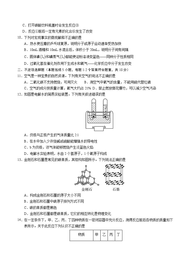 九年级化学第三次月考卷【测试范围：1~6单元】（人教版2024）（考试版A4）第3页