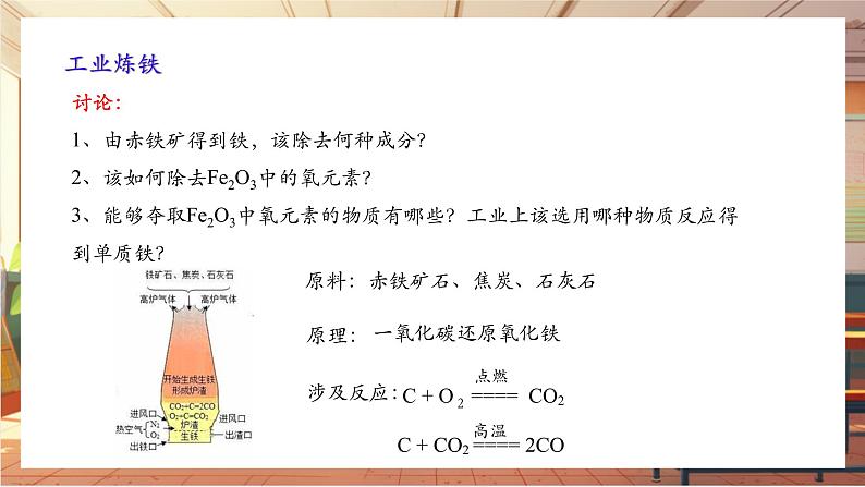 8.3 金属资源的利用和保护 第1课时 铁的冶炼 课件(共17张PPT)第8页