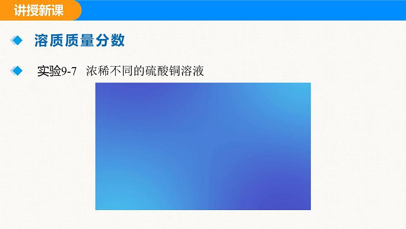 人教版（2024）九年级化学下册课件 第九单元 课题3 溶质的质量分数 第一课时04