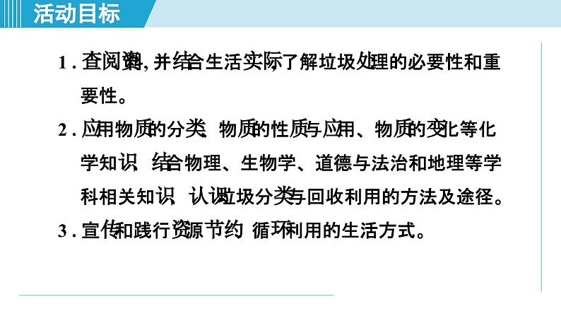 跨学科实践活动7 垃圾的分类与回收利用 课件---2024--2025学年九年级化学人教版（2024）下册第2页