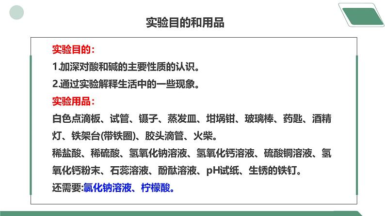 【核心素养】《实验活动8 常见酸、碱的化学性质》课件PPT第4页