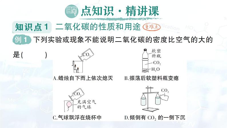 2024-2025人教版（2024）初中化学九年级上册 第六单元  课题2 碳的氧化物课件第2页