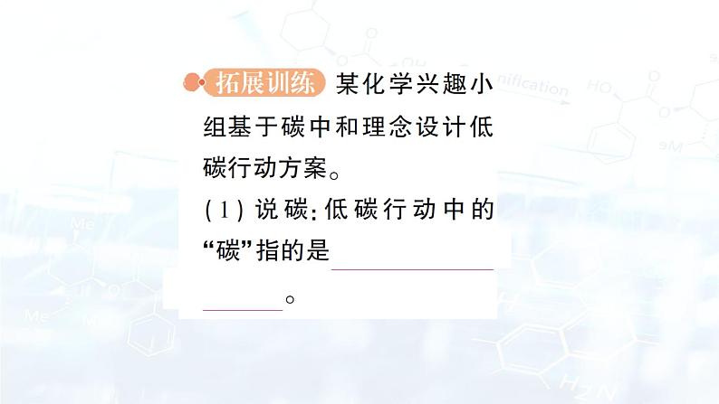 2024-2025人教版（2024）初中化学九年级上册 第六单元  跨学科实践活动5 基于碳中和理念设计低碳行动方案课件第6页