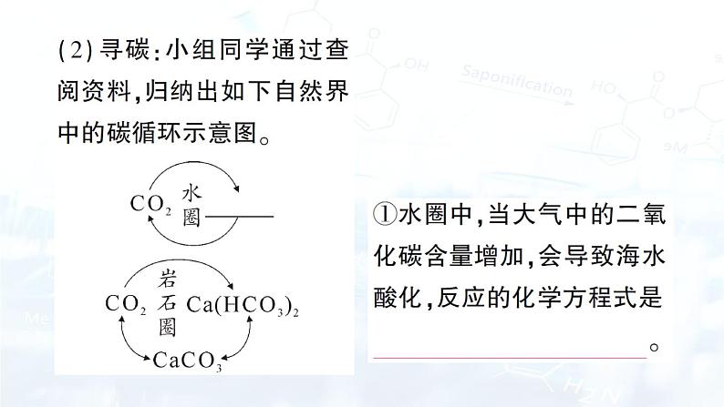 2024-2025人教版（2024）初中化学九年级上册 第六单元  跨学科实践活动5 基于碳中和理念设计低碳行动方案课件第7页